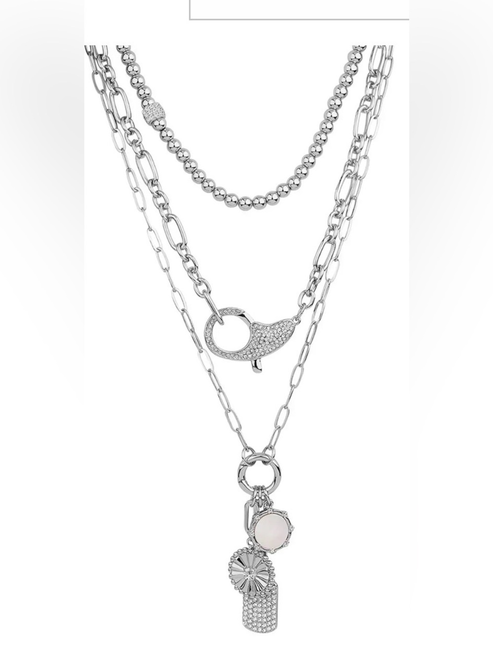Park Lane Aspen Necklace Silver